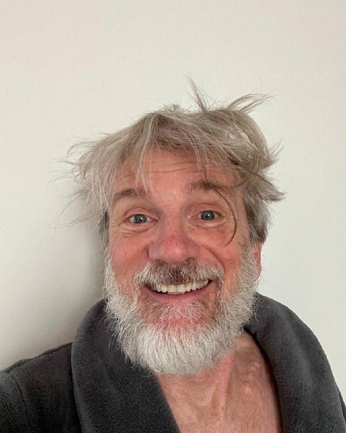 Chris Anderson smiling full beard actor portrait
